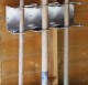 Compact garden tools holder - 5 tools capacity